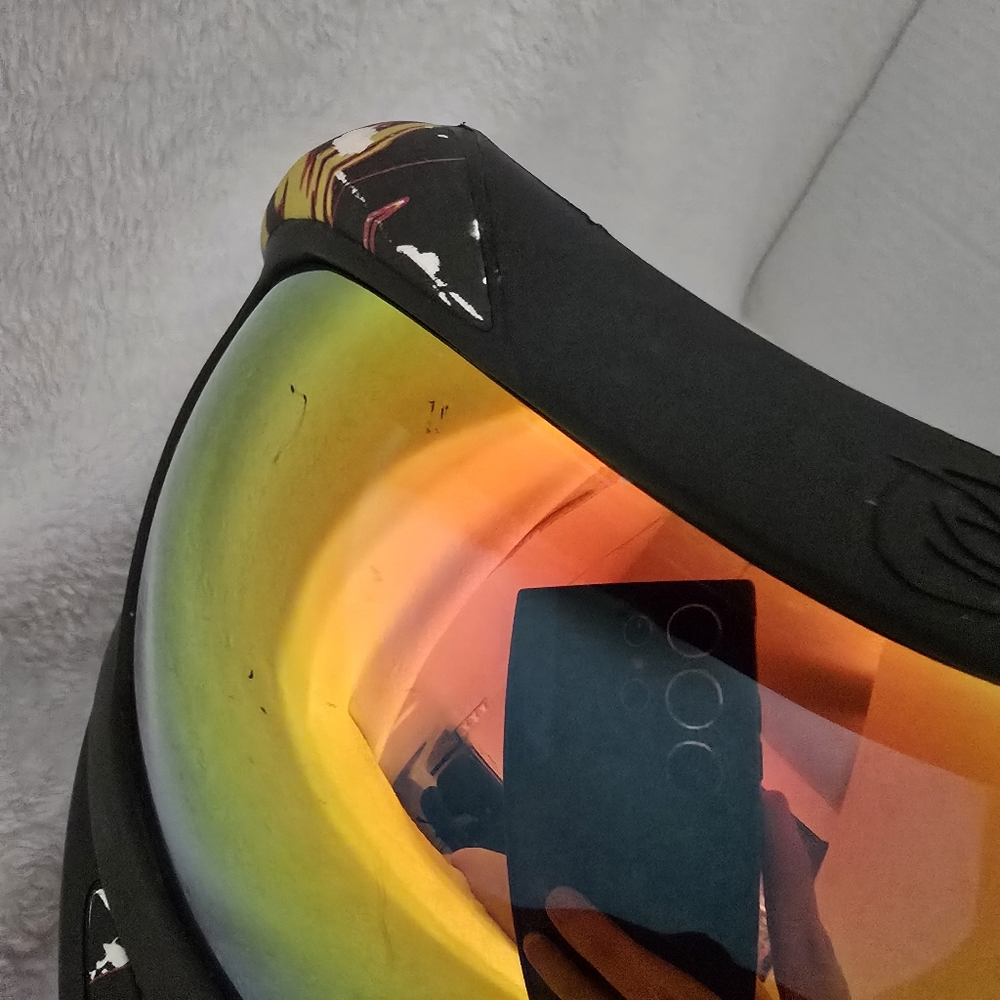 V-Force Grill Paintball Mask Orange Yellow Black With Normal Wear Used - Picture 14 of 16